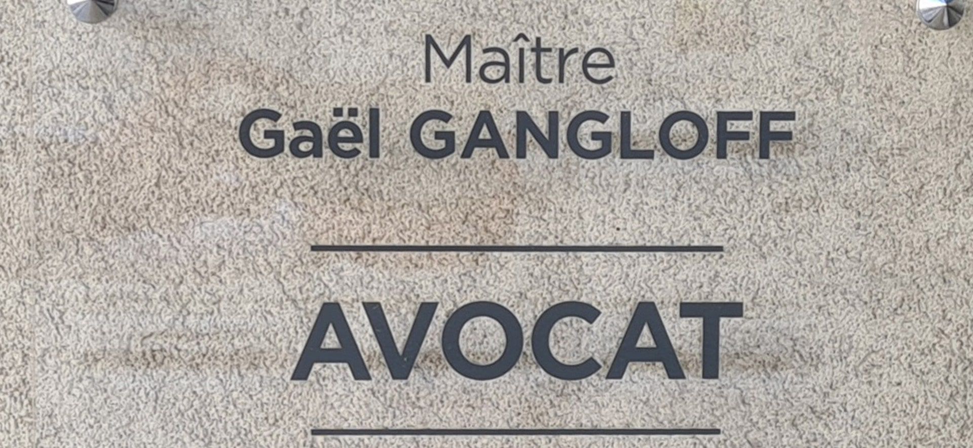 MAITRE GANGLOFF